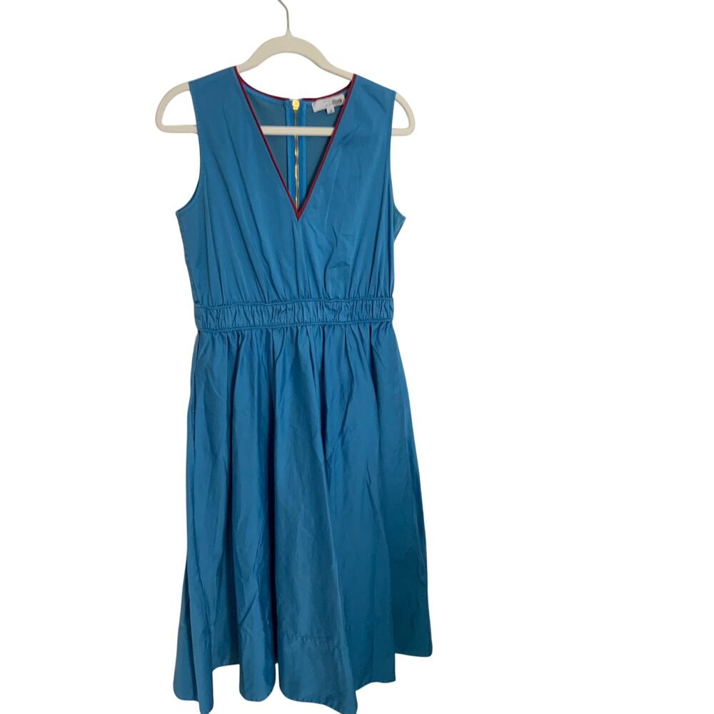 Roksanda Women's Blue Midi Dress size 6 - Picture 4 of 8